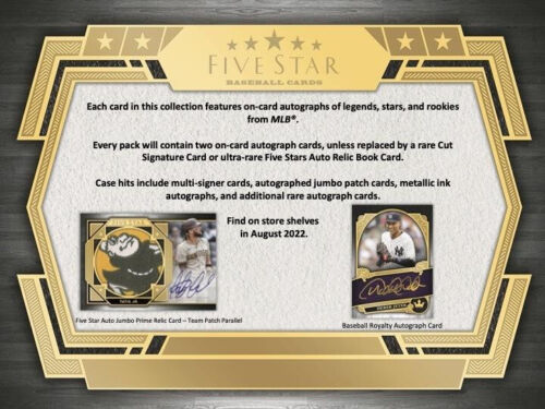 2022 Topps Five Star Baseball Hobby Box